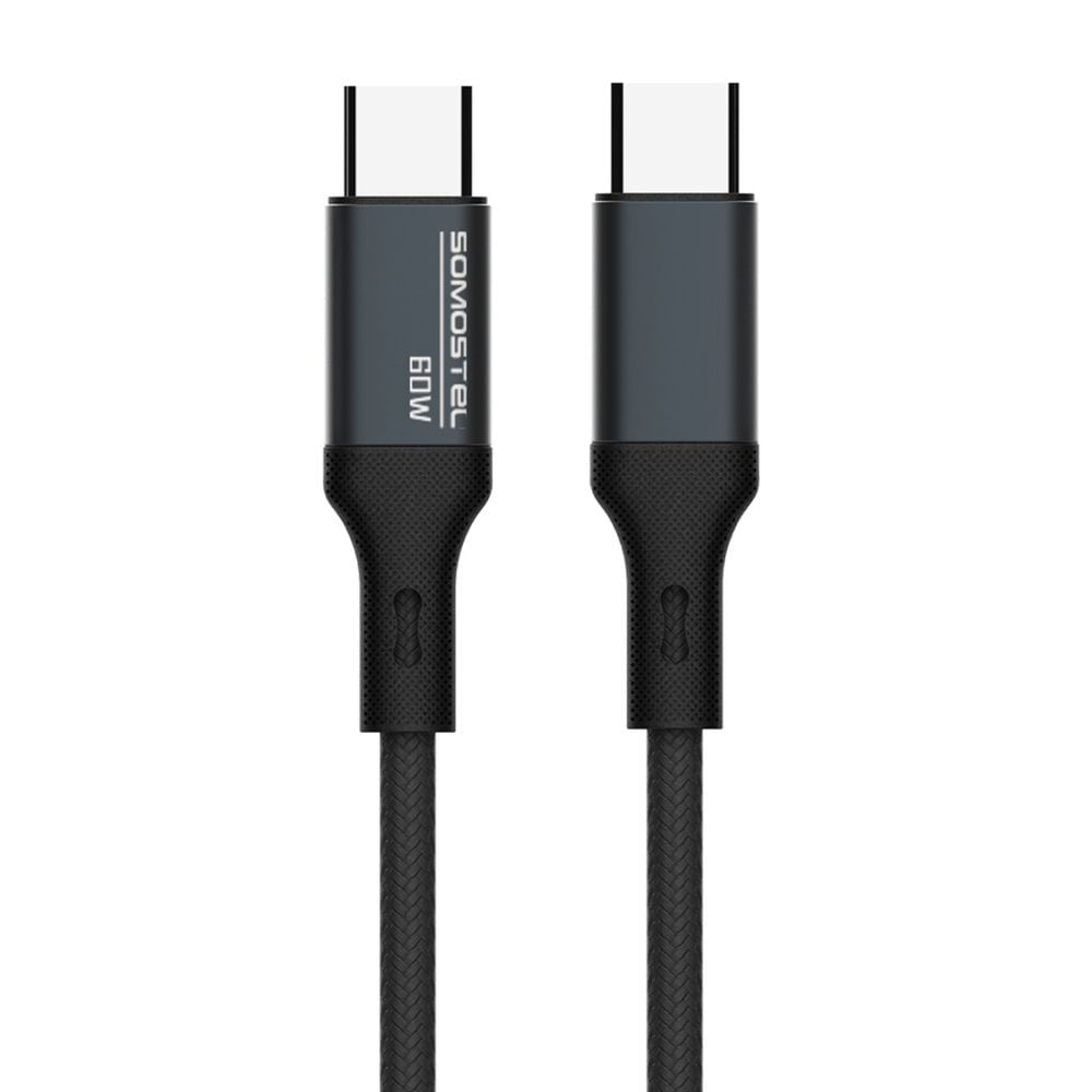 Cable Cargador USB- C USB-C 60W Negro