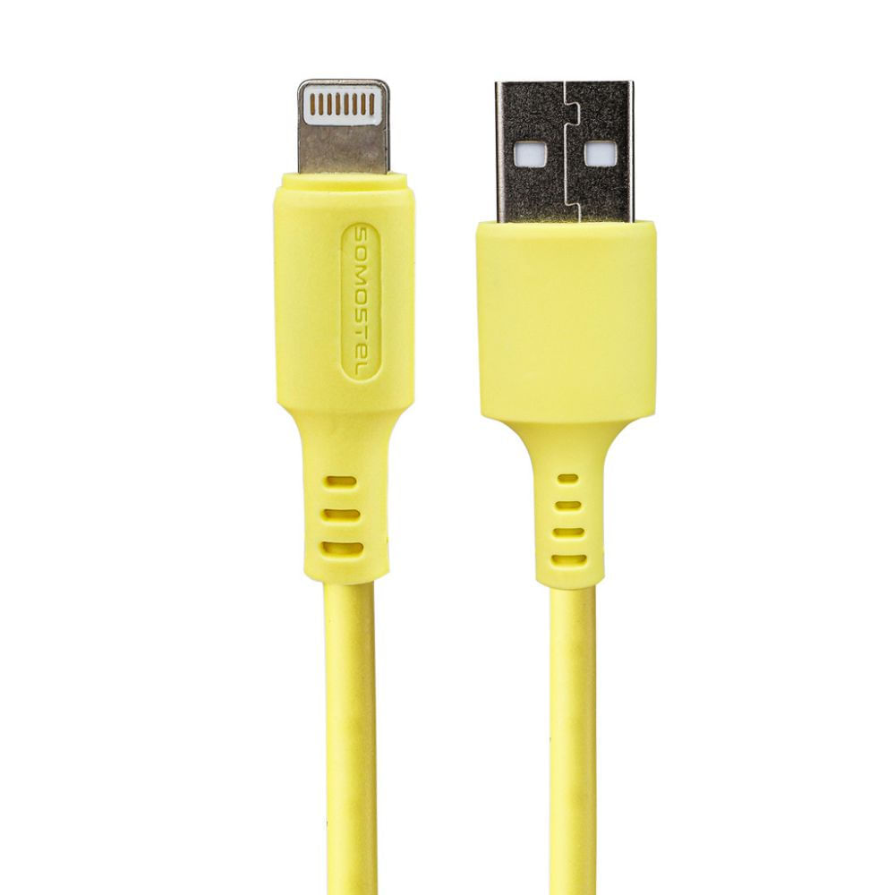 Cable Cargador USB A Lightning Bp06 Amarillo