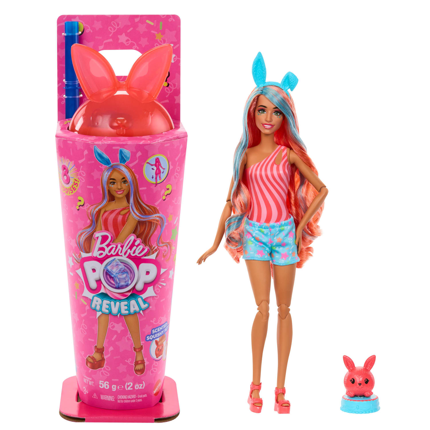 Muñeca Barbie Pop Reveal Serie De Animalitos Conejo