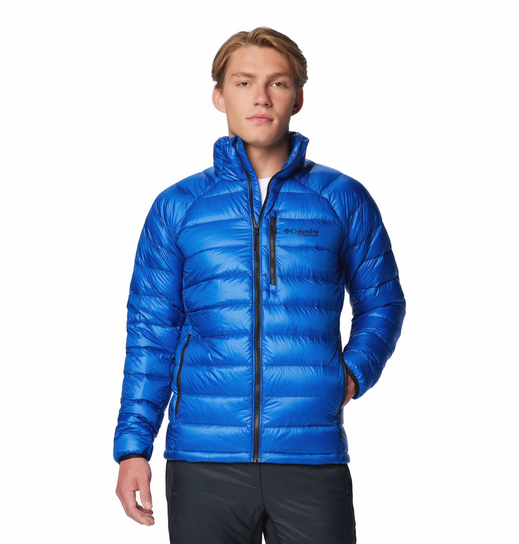 CASACA PARA HOMBRE DE PLUMAS ARCTIC CREST™ AZUL COLUMBIA