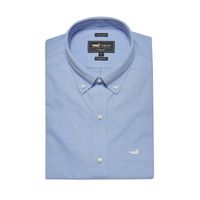 Camisa Manga Larga Algodón Para Hombre Wortravel Celeste Rockford