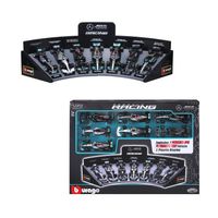 Pack X7 Autos Coleccionables Fórmula 1 Mercedes Amg Escala 1:43