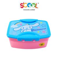 Taper Scool Con Divisiones Y Cubiertos 1.1 Lt Cinnamoroll
