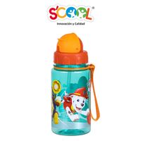 Botella Scool Petg Con Caña 400 Ml Paw Patrol Niño