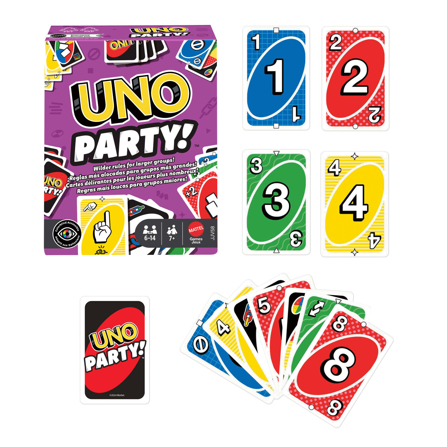 Juego De Cartas Uno Party Renovado
