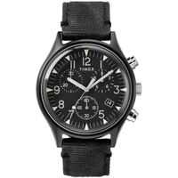 Reloj Timex MK1 TW2R68700 Luz de Fondo Indiglo Correa de Tela Negro