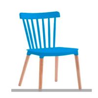 Silla de Comedor Clásica Ivy color Azul TU MESITA