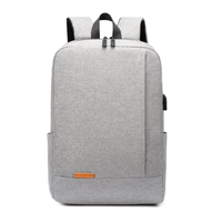 Mochila de Negocios Gris Casual Hombre Portalaptop 16pulg (37x29x12) Textil Importado