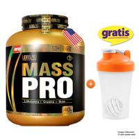 GANADOR DE MASA MUSCULAR MASS PRO 3KG VAINILLA + SHAKER