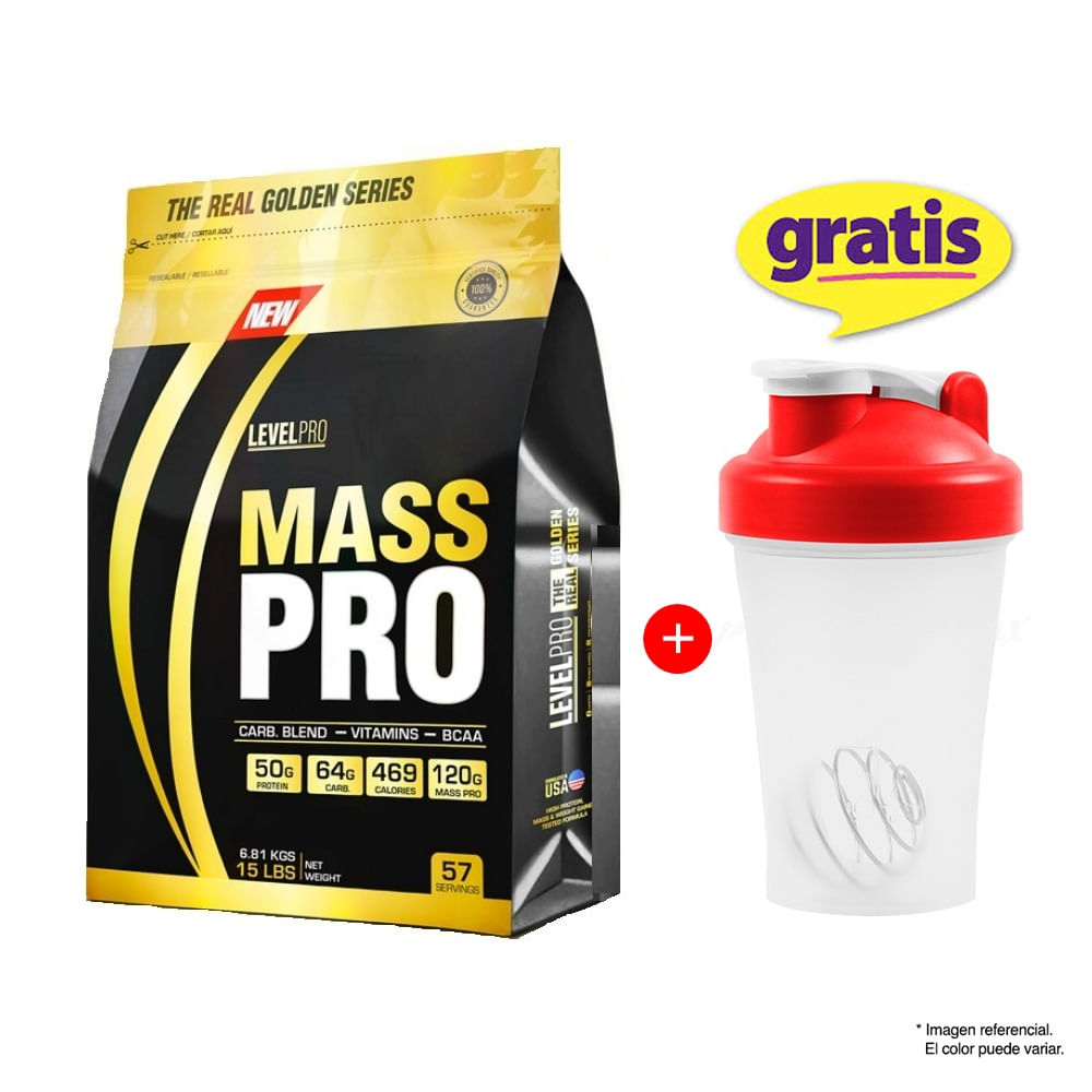 Proteína Mass Pro 15 Libras Level Pro Chocolate