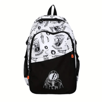 Mochila de Negocio Blanco Casual Hombre Bolso Deportivo 46x32x16 Nailon Importado