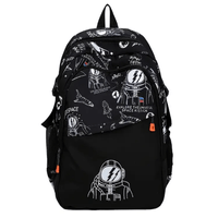 Mochila de Negocio Negro Casual Hombre Bolso Deportivo 46x32x16 Nailon Importado