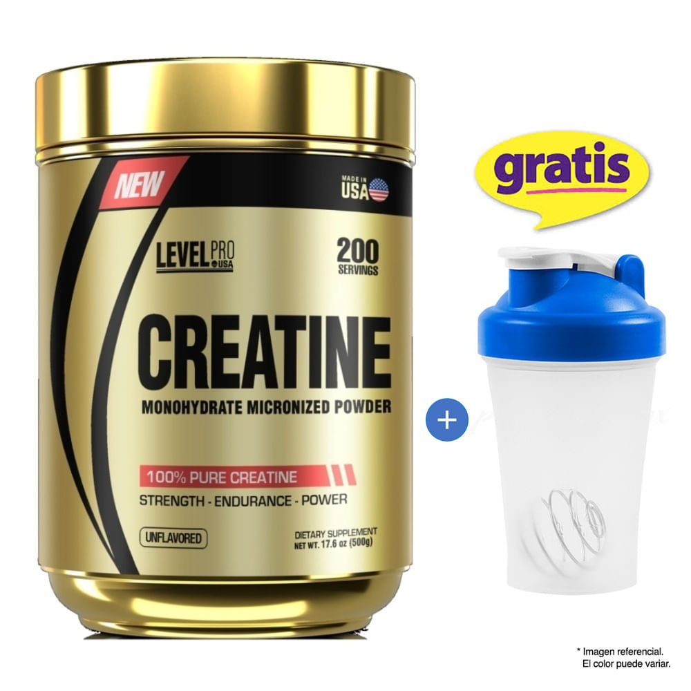 CREATINE CREATINA MONOHIDRATADA 500 GR LEVEL PRO
