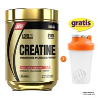 LEVEL PRO CREATINA MONOHIDRATADA 500 GRAMOS
