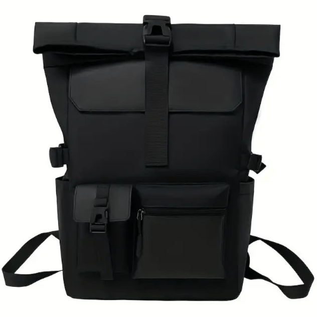 Mochila de Negocio Negro Hombre Casual Portalaptop 16pulg 49x31x14 Nailon Importado