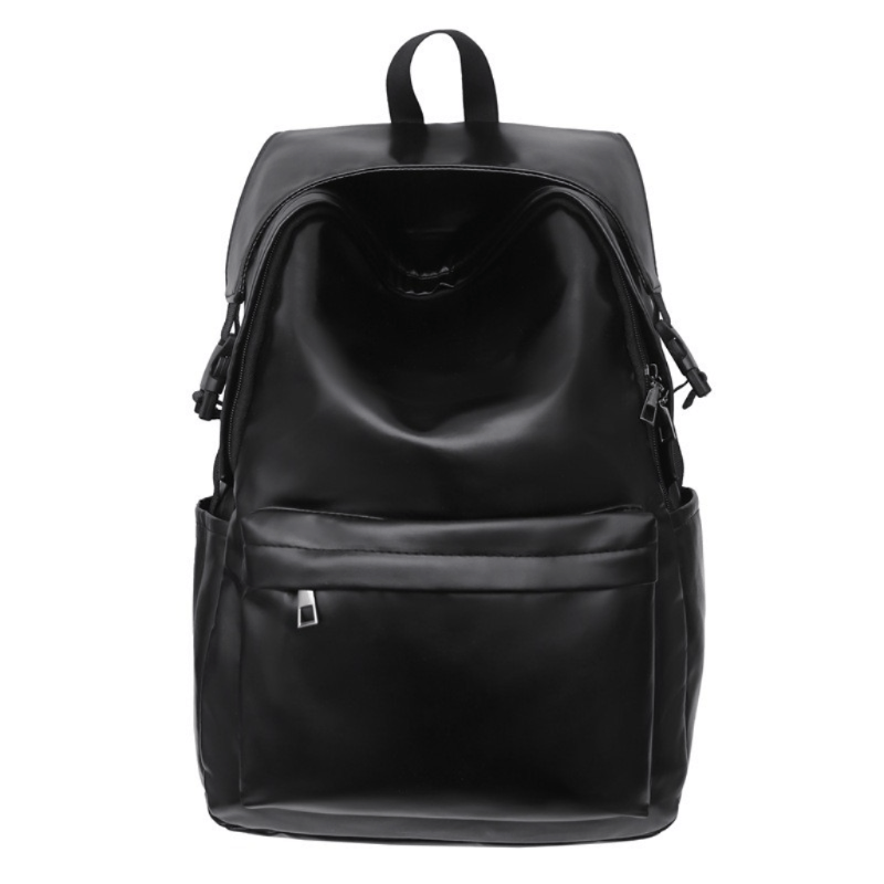 Mochila de Negocios Negro Bolso Hombre Portalaptop 16pg 46×33x16 Cuero Importado
