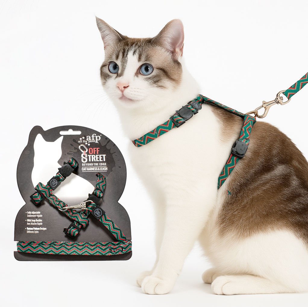 Arnés para Gatos diseño Zigzag