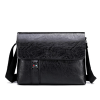 Maletin Negocios Negro Hombre Portatablet 12pulg 32x25x5 Cuero Importado