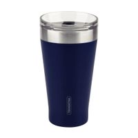 Vaso Térmico de Acero Inoxidable con tapa 500ml Azul Exata - Tramontina (MUNDO ELECTRONICO)