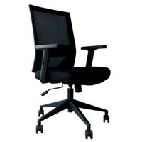 Silla De Oficina Janson Negro Giratoria