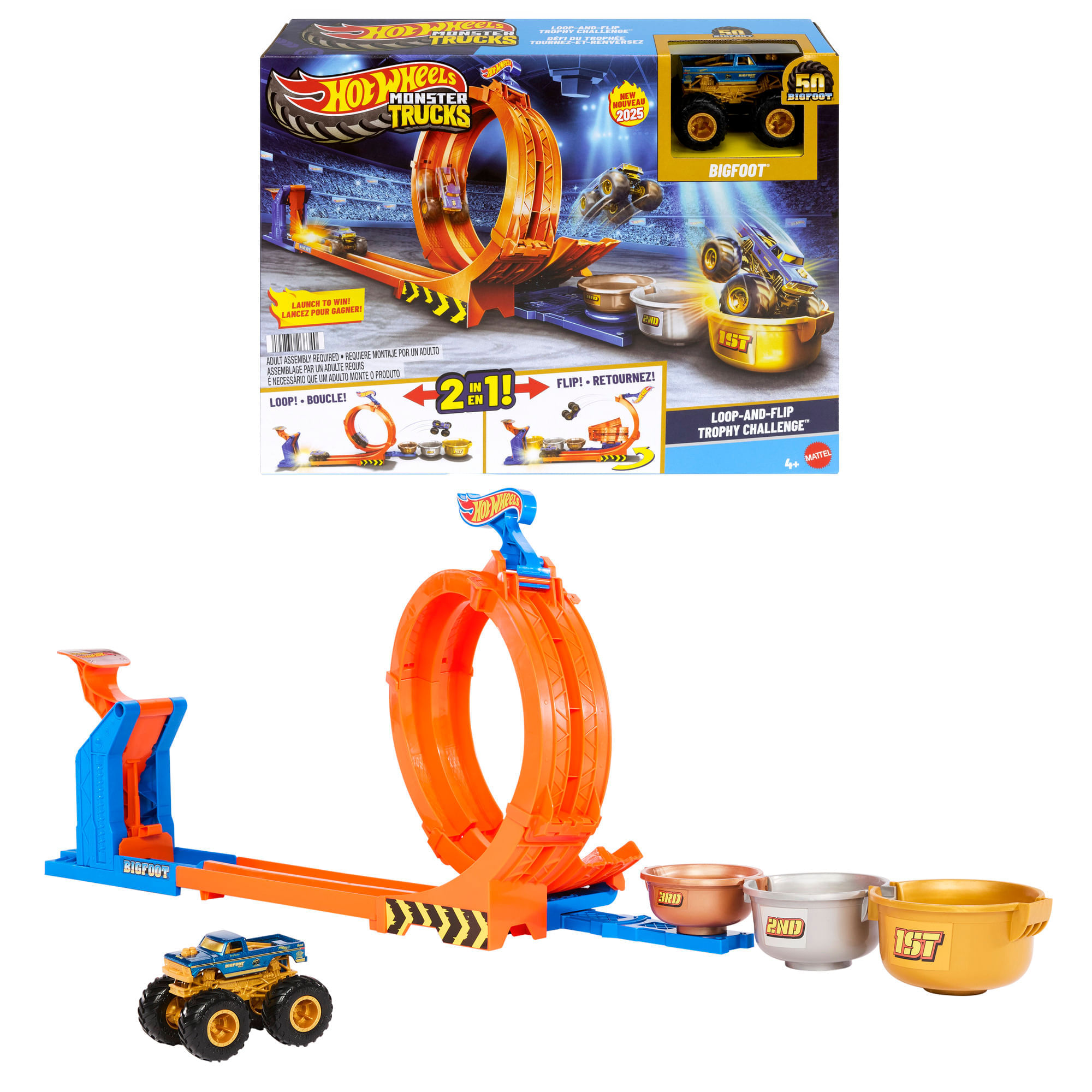 Competencia de Big Foot HOT WHEELS