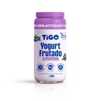 Yogurt Frutado TIGO Deslactosado Sabor a Arándano Frasco 850g