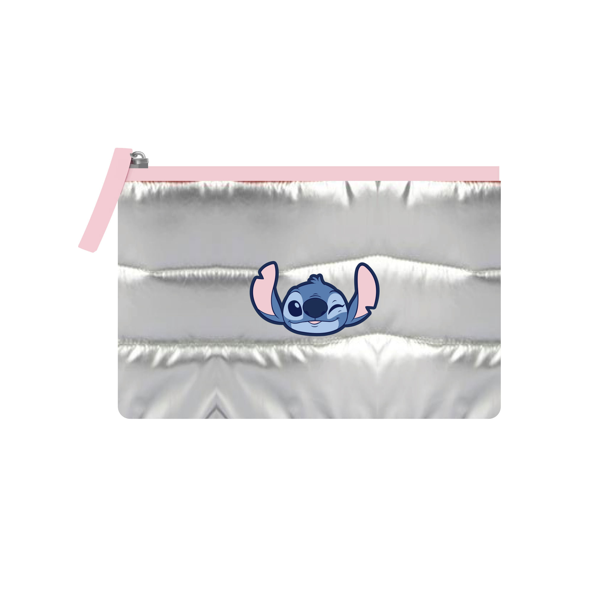 Cartuchera ARTESCO Stitch Plain Metalica