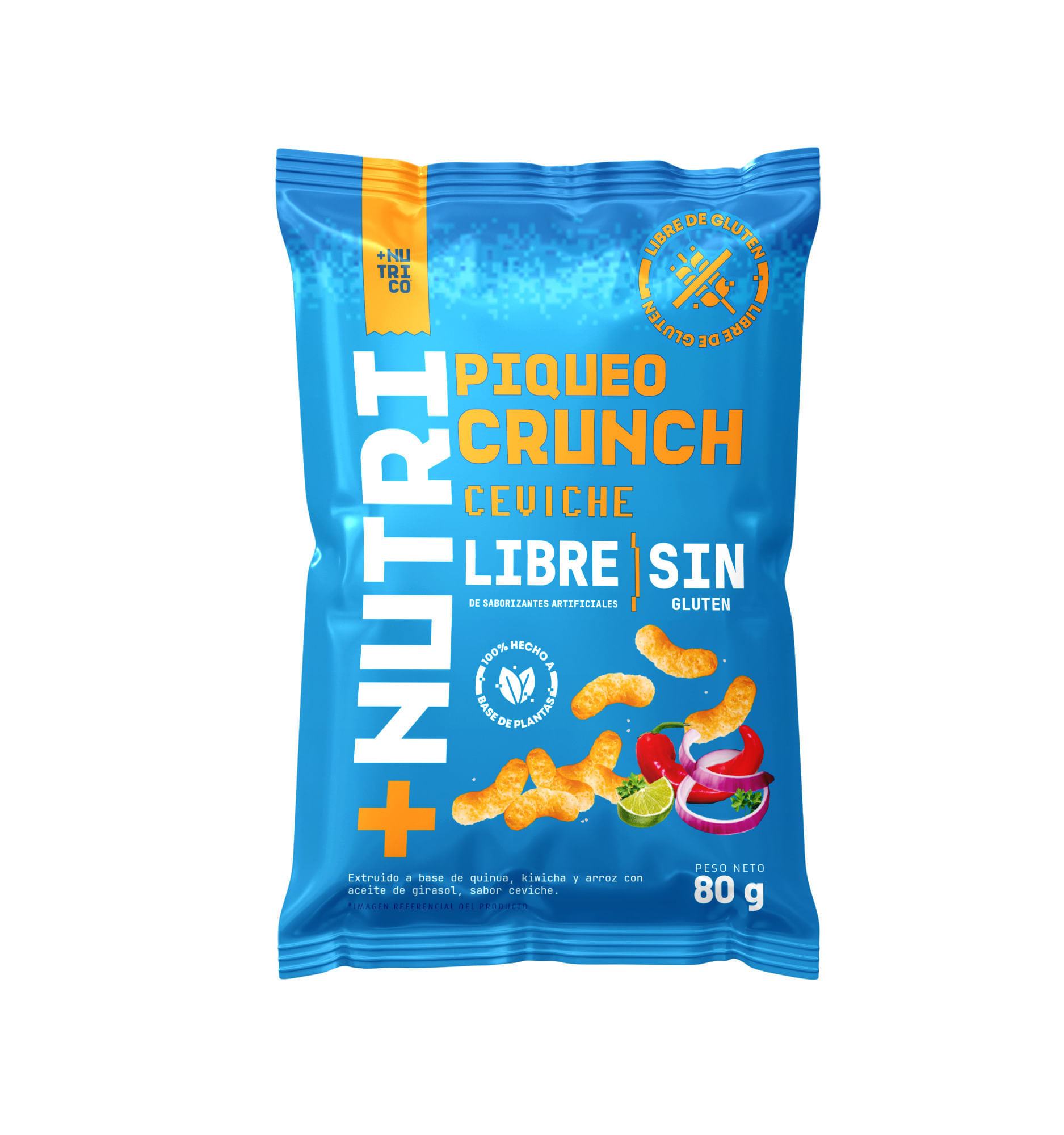 Piqueo Crunch +NUTRI CO Crunch Ceviche Bolsa 80g