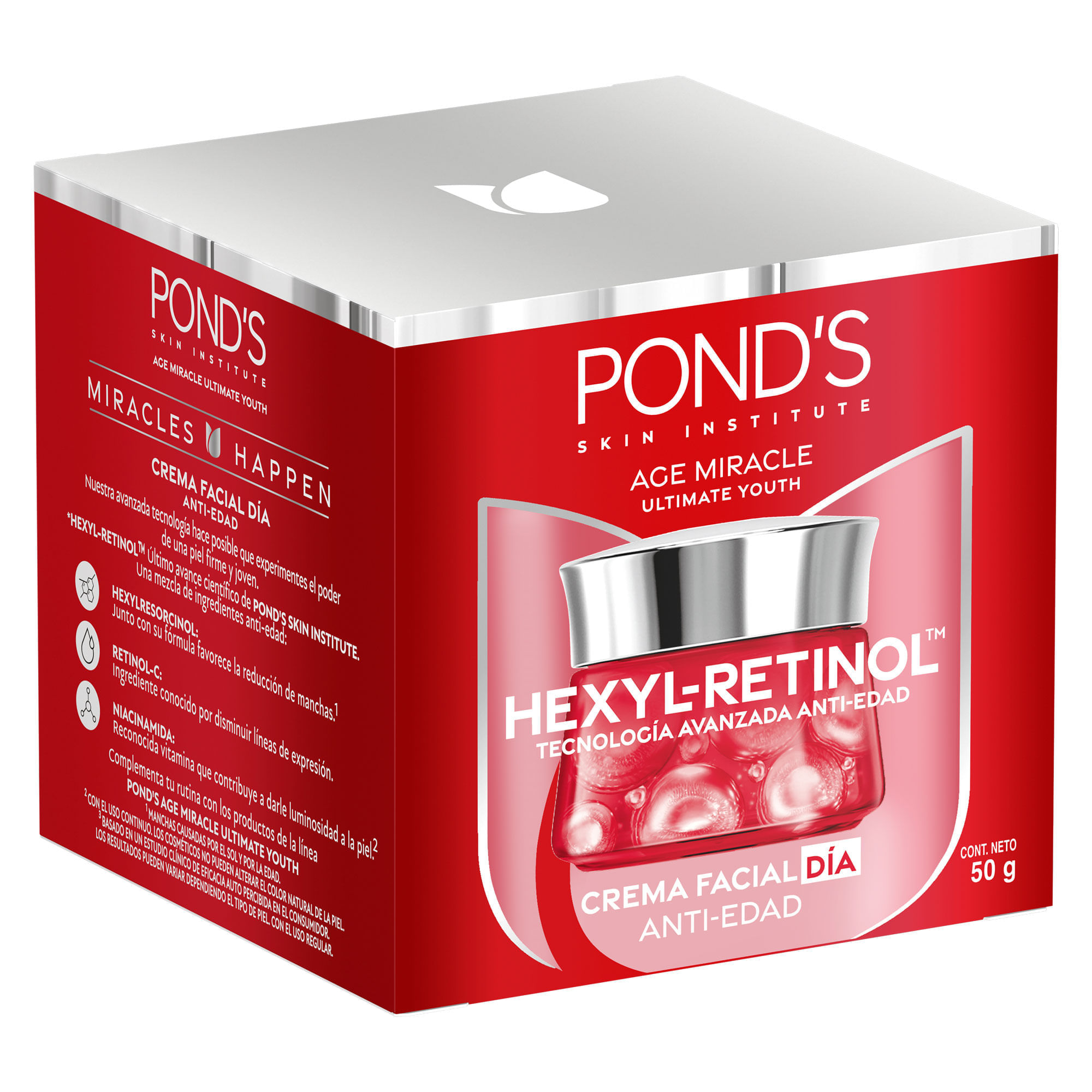 Crema Facial POND'S Age Miracle Anti-edad Día Pote 50g