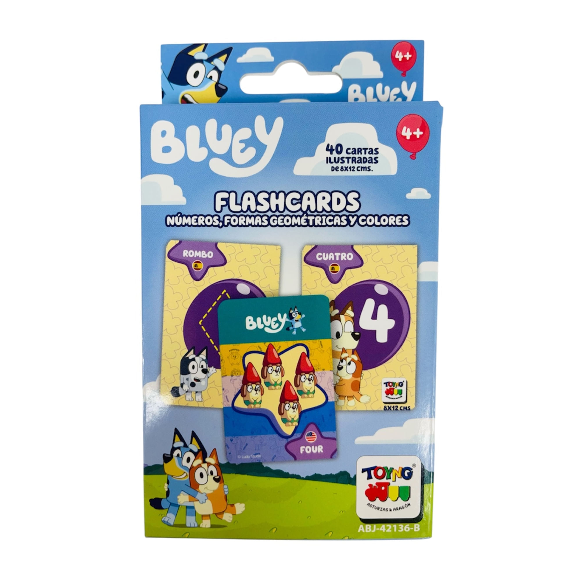 Juego de formas TOYNG Bluey Flash Nu/Co/Geo ABJ-42136-B