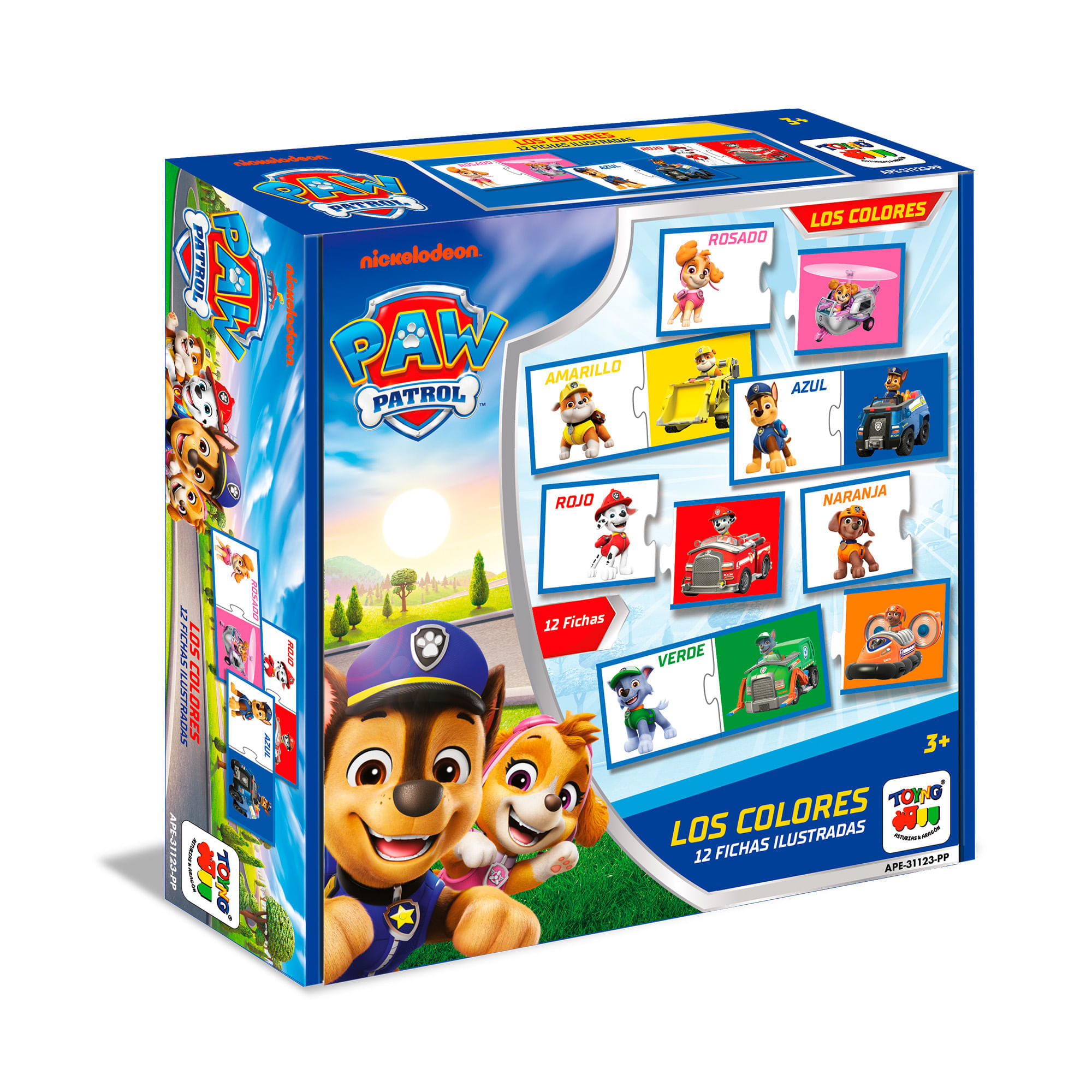 Juego de colores PAW PATROL APE-31123-Pp