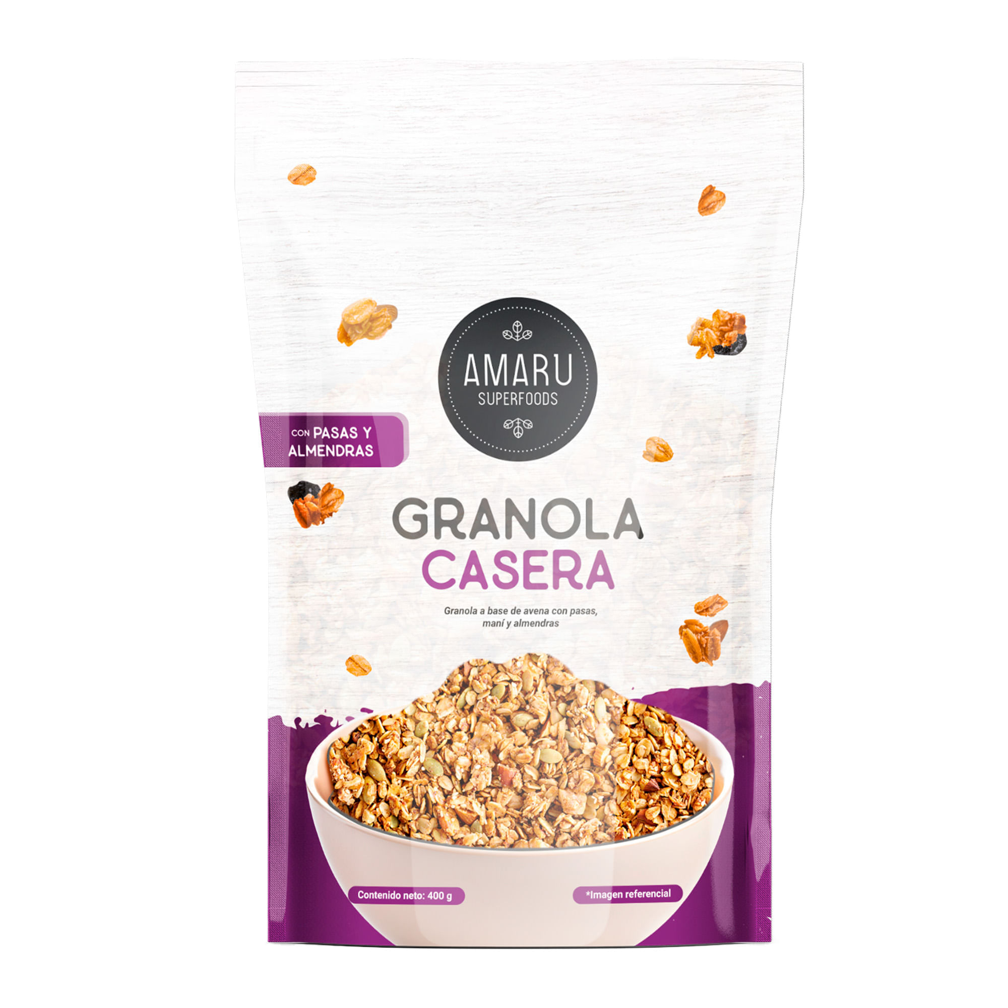 Granola Casera AMARU Doypack 400g
