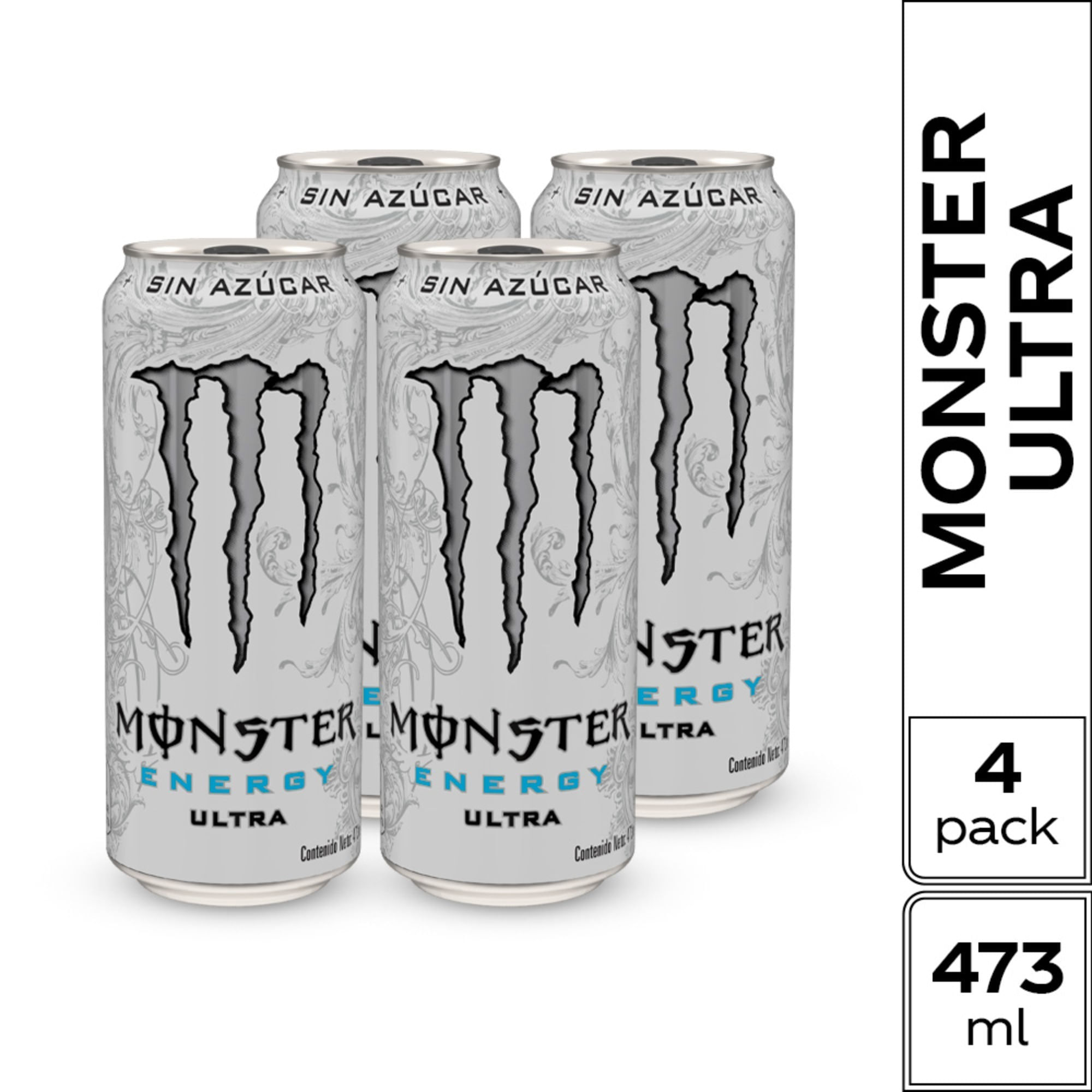 Bebida Energizante MONSTER Four Pack Lata 473ml