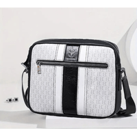 Maletin De Cuero Vacuno Negro Hombre Bolso PortaTablet 12pg 28x22x6