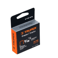 Grapas X2 5/16 Truper 8mm Et-50 Tapizar 1000pcs