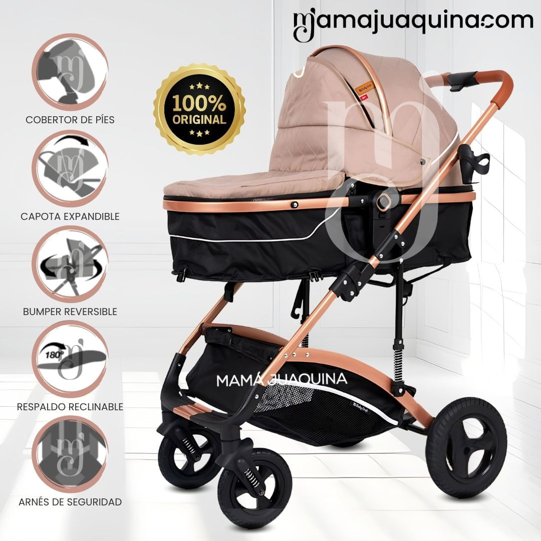 Coche Moisés «MADYN» Beige
