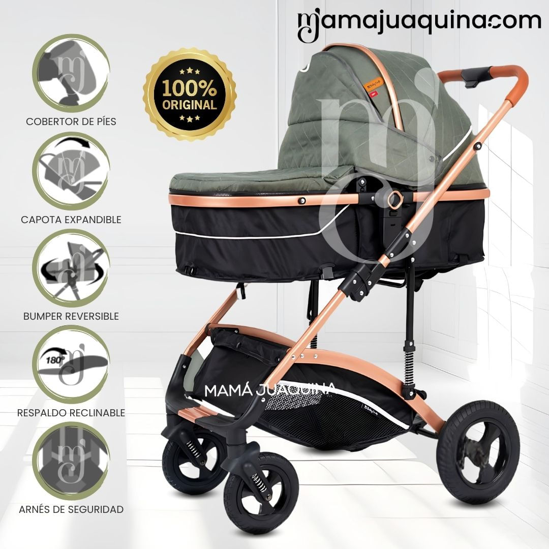 Coche Moisés «MADYN» Verde