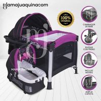 Cuna Musical de Lujo «CINDERELLA» Morado