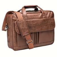Maletin Camel Negocio Bolso Hombre Portalaptop 16pg 41x31x9 Cuero Liso