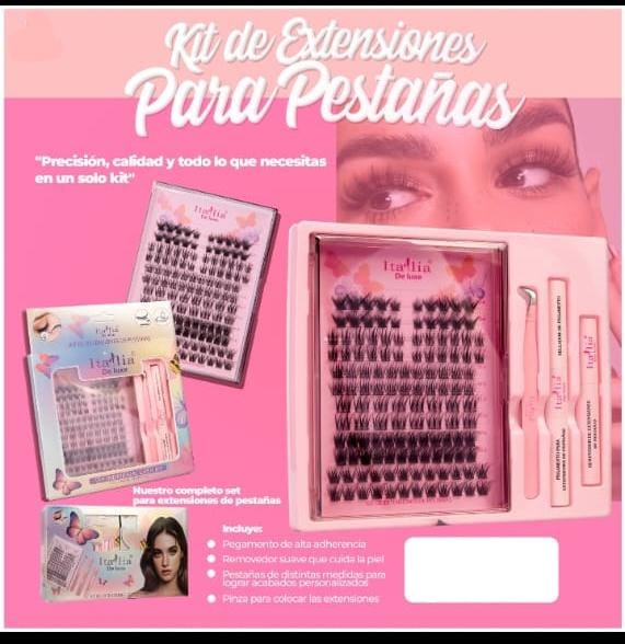 Kit de pestañas para dama