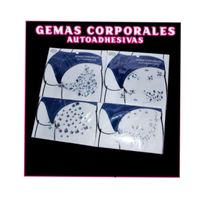 Pegapegas Corporales en forma de gema