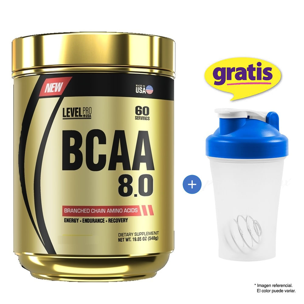 Level Pro Bcaa Level 8.0 540 gramos Fruit Punch