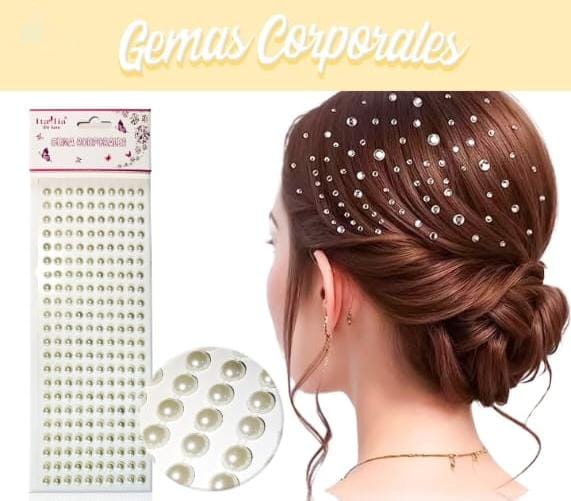 Adhesivos decorativos para el cabello u rostro