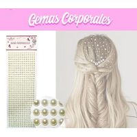 Perlas Adhesivas para el Cabello