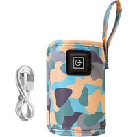 calentador de botellas USB, tamaño ajustable temperatura, portátil