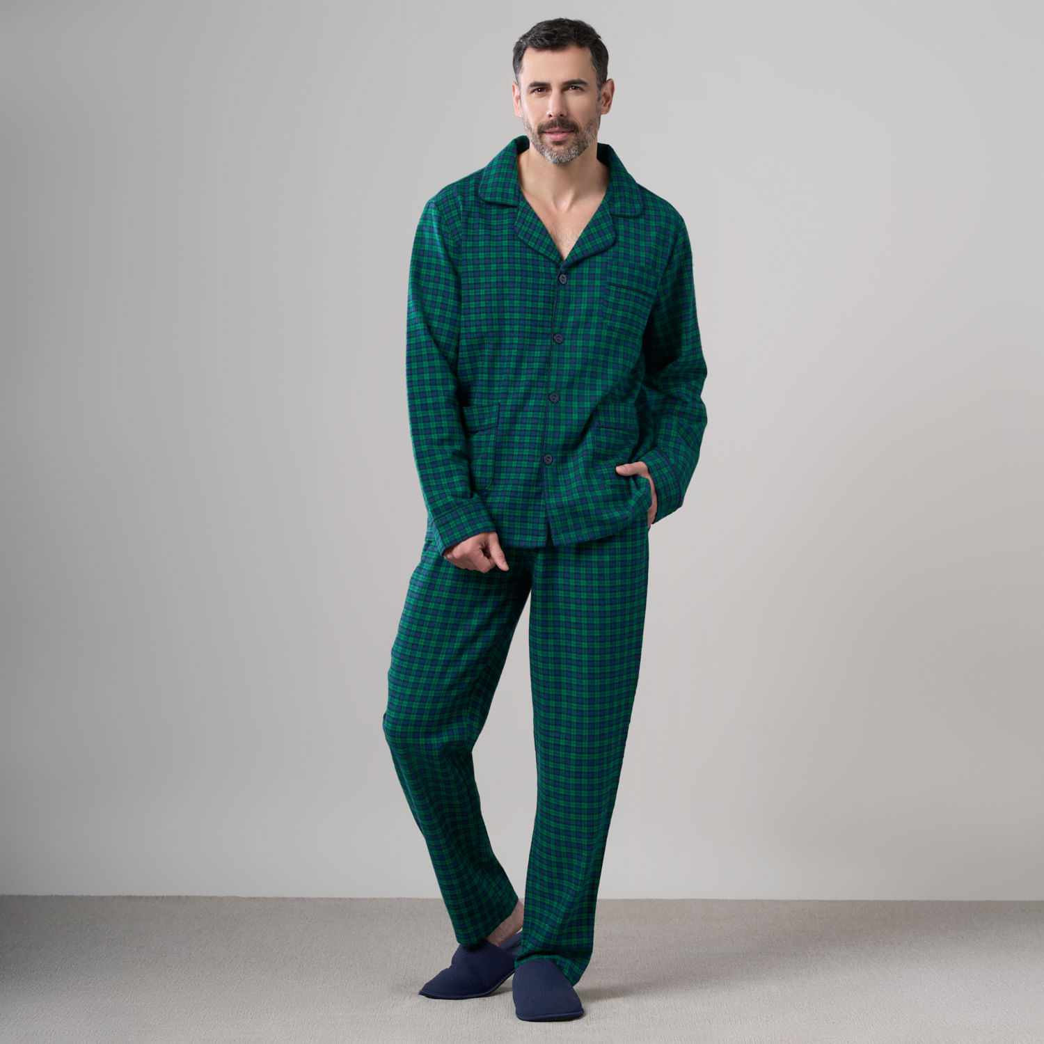 Pijama Set camisero manga larga madison