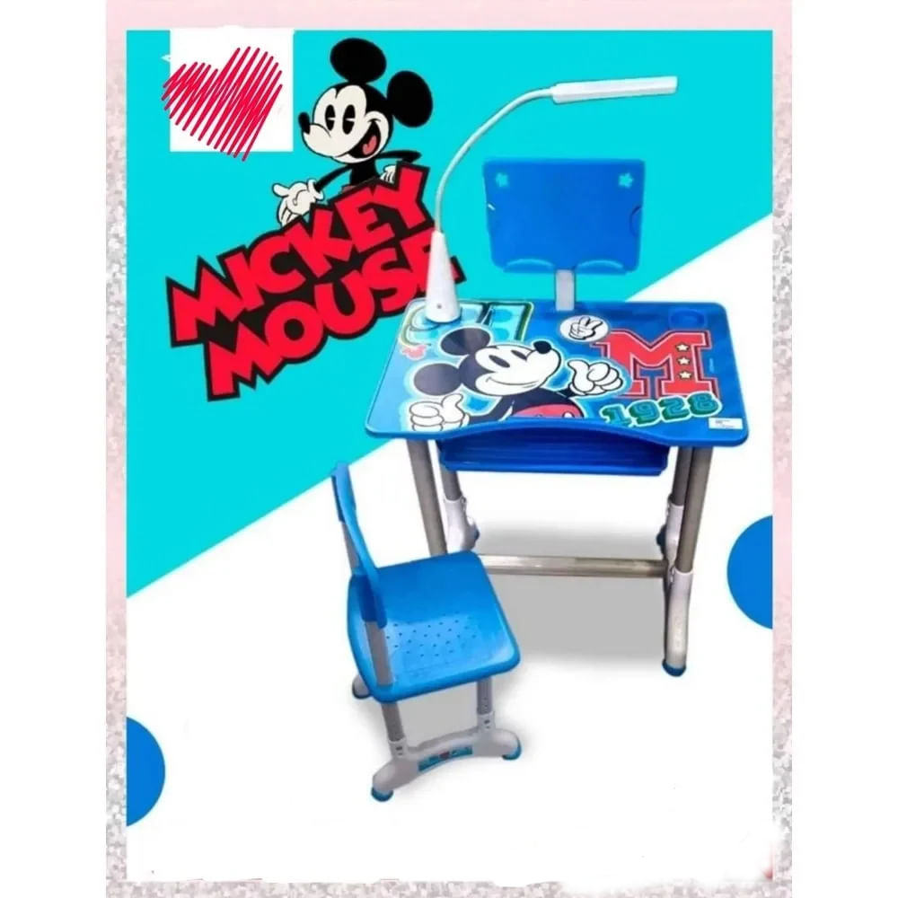 Escritorio con Lampara Led Diseño Mickey