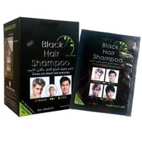 set de 2 cajas Black Hair Shampoo Pinta Canas tinte negro