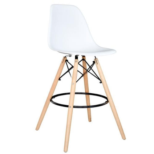 SILLA EAMES BAR BLANCA