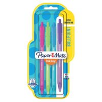 Set de Bolígrafo Retráctil – Pack x4 (Modelo LA3748)